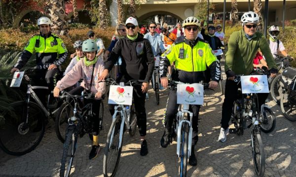 Organ bağışına dikkat çekmek için bisiklet turu!